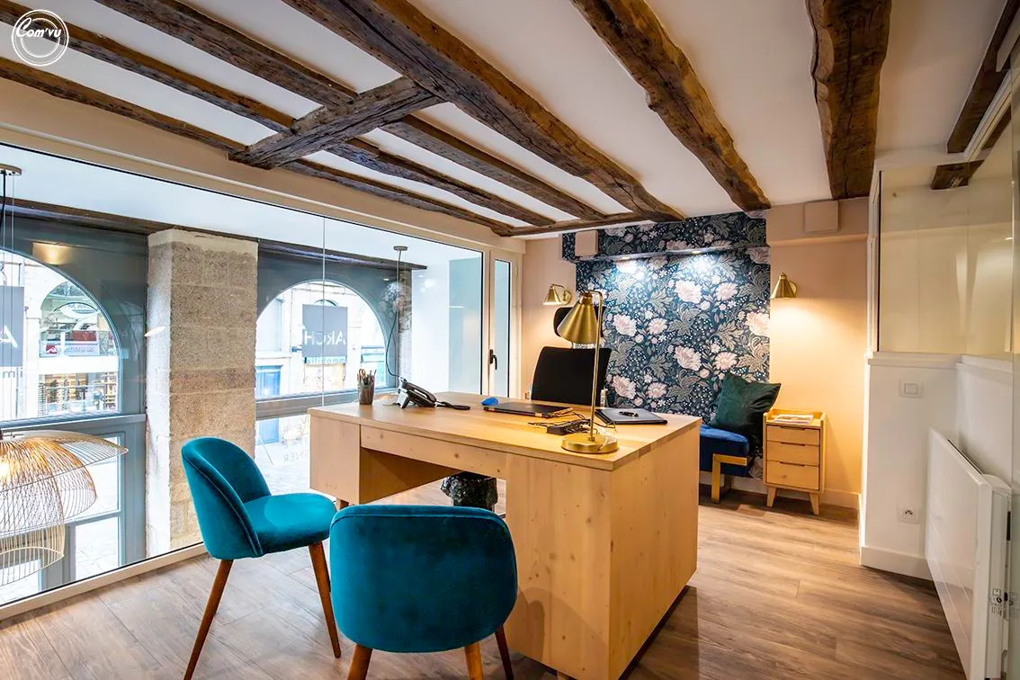 amenagement bureau professionnel saint jacques de la lande